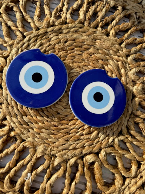 Evil Eye Car Coasters