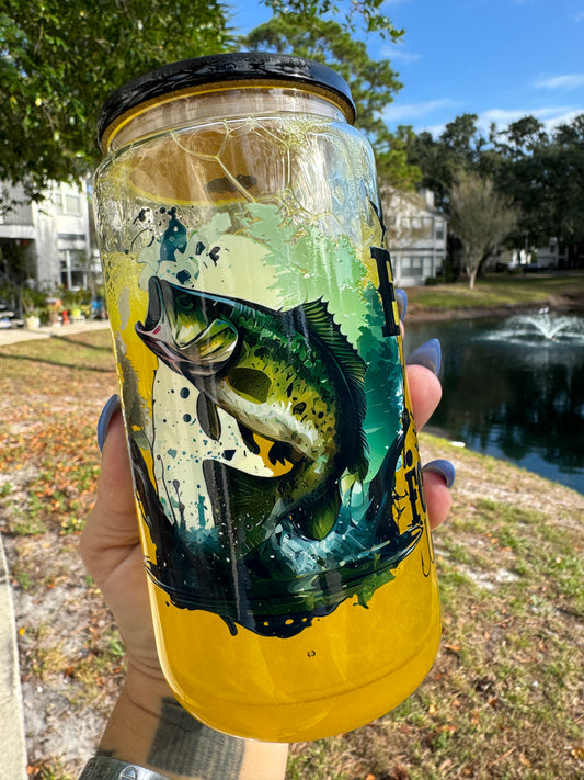 Born To Fish Snow Globe