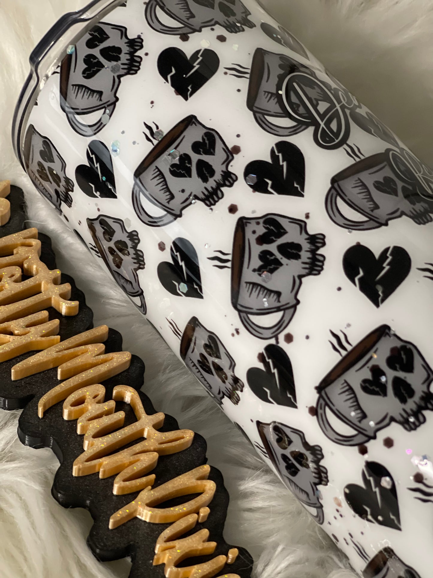 Death Before Decaf Tumbler