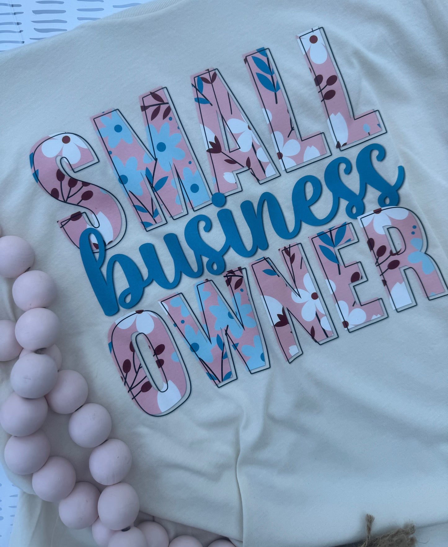 Floral Small Business T-Shirt