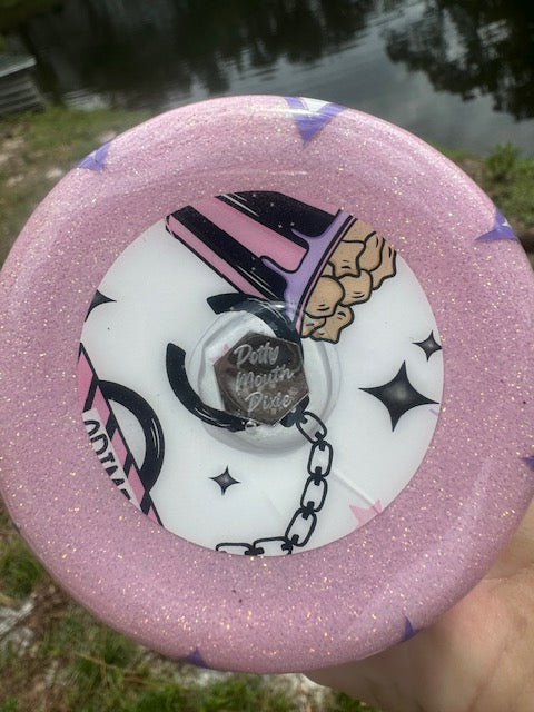 True Crime Tumbler with Knife Handle