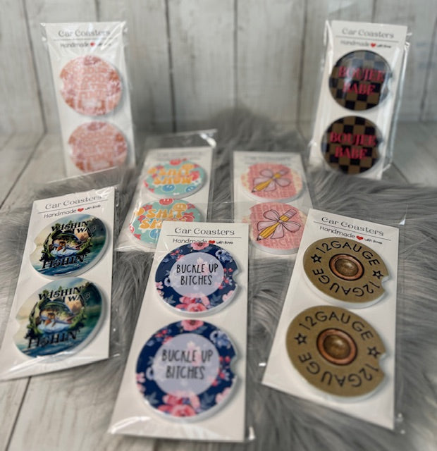 Handcrafted Car Coasters