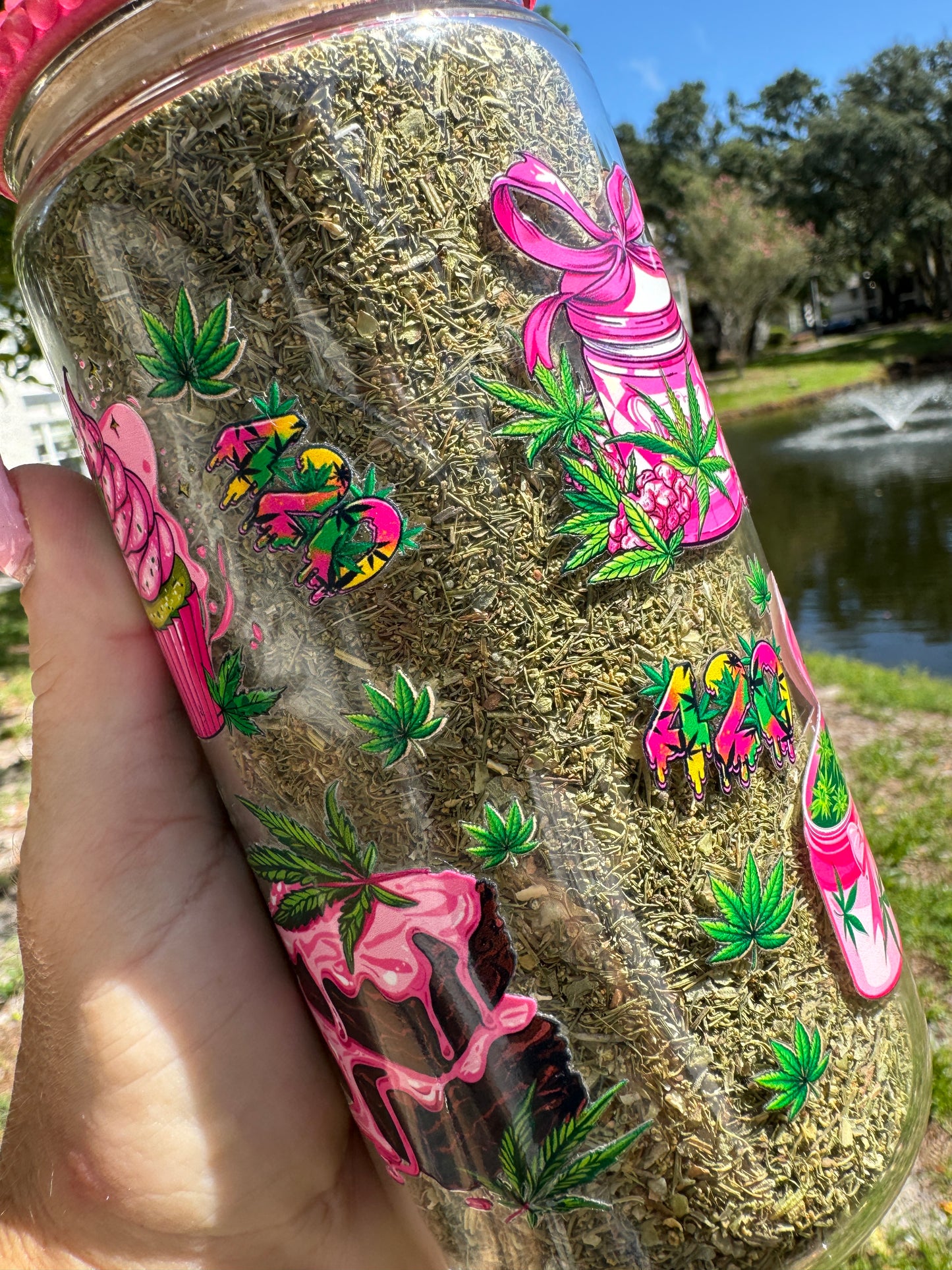 Marijuana Snow Globe