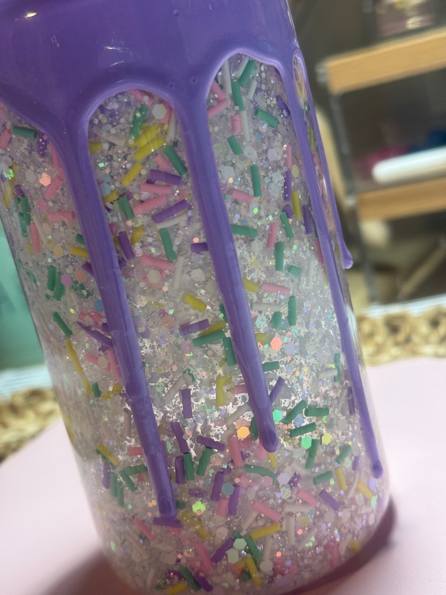 Ice Cream Topper Snow Globe