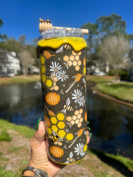 Honeycomb Tumbler w/ Iced Topper