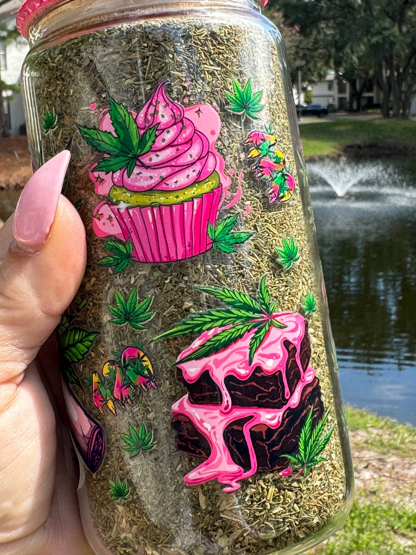Marijuana Snow Globe