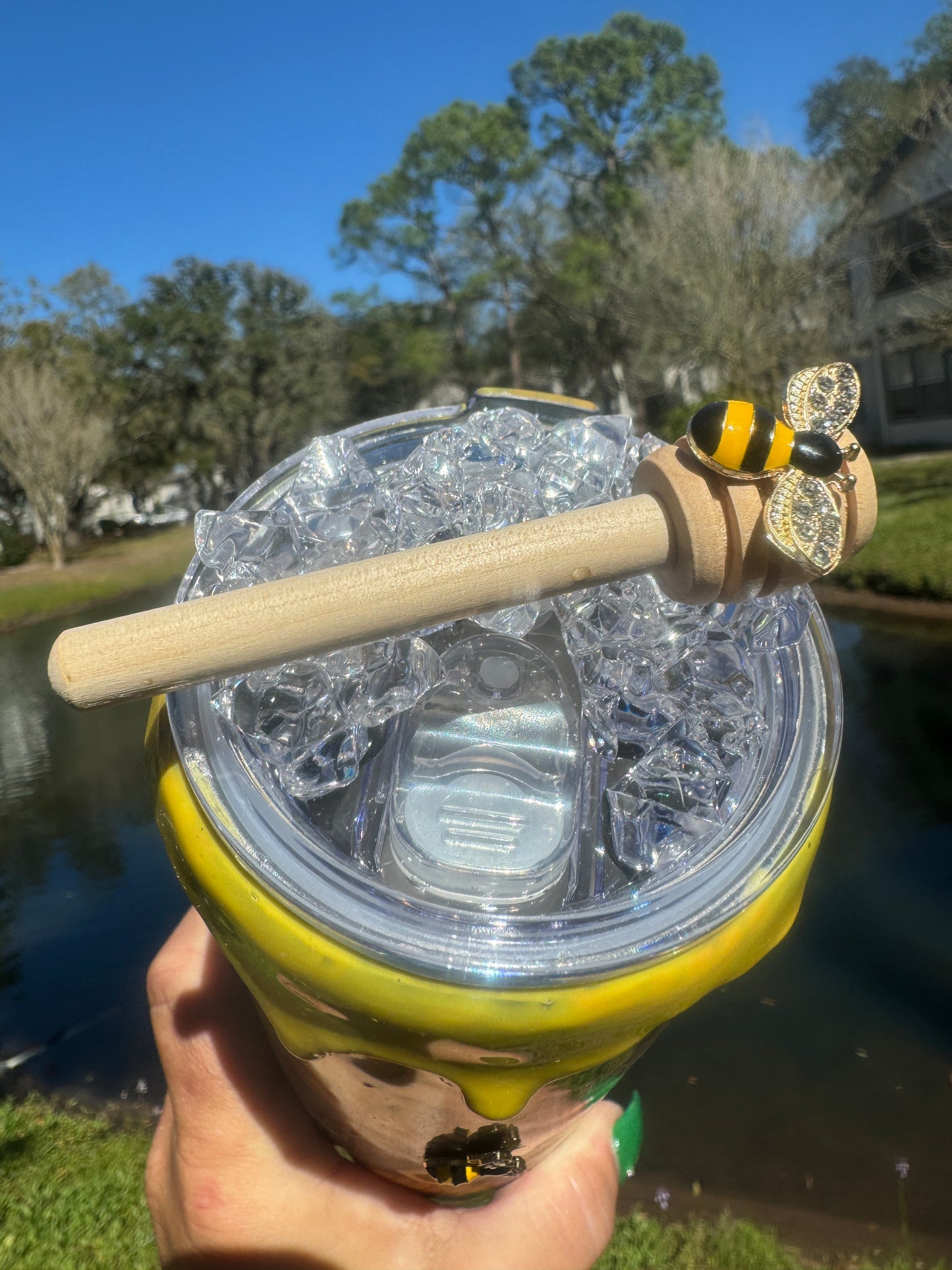 Honeycomb Tumbler w/ Iced Topper