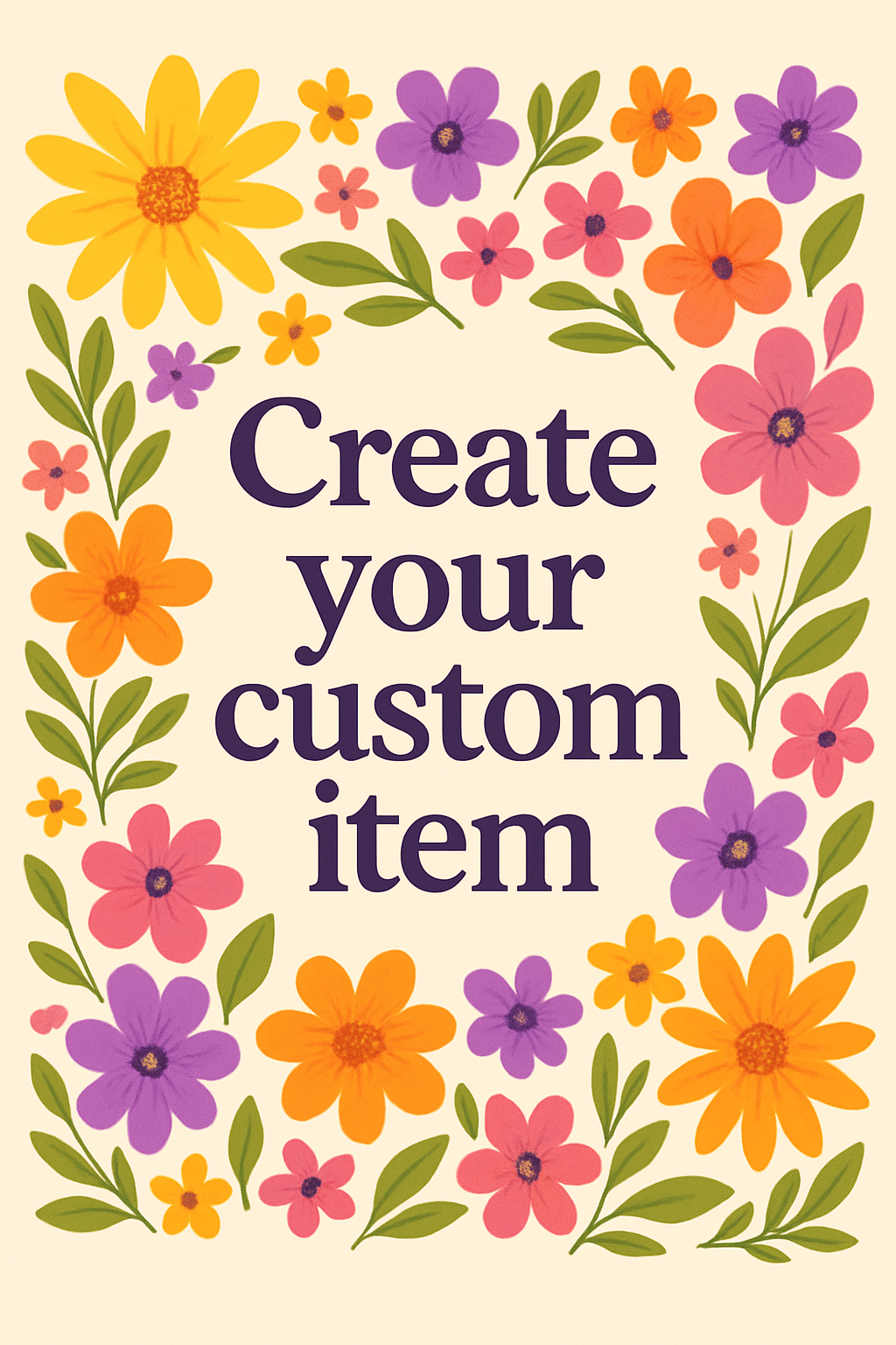 Create your custom item