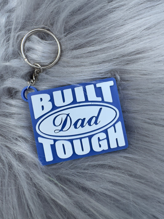 Dad Tough Tab Opener Keychain