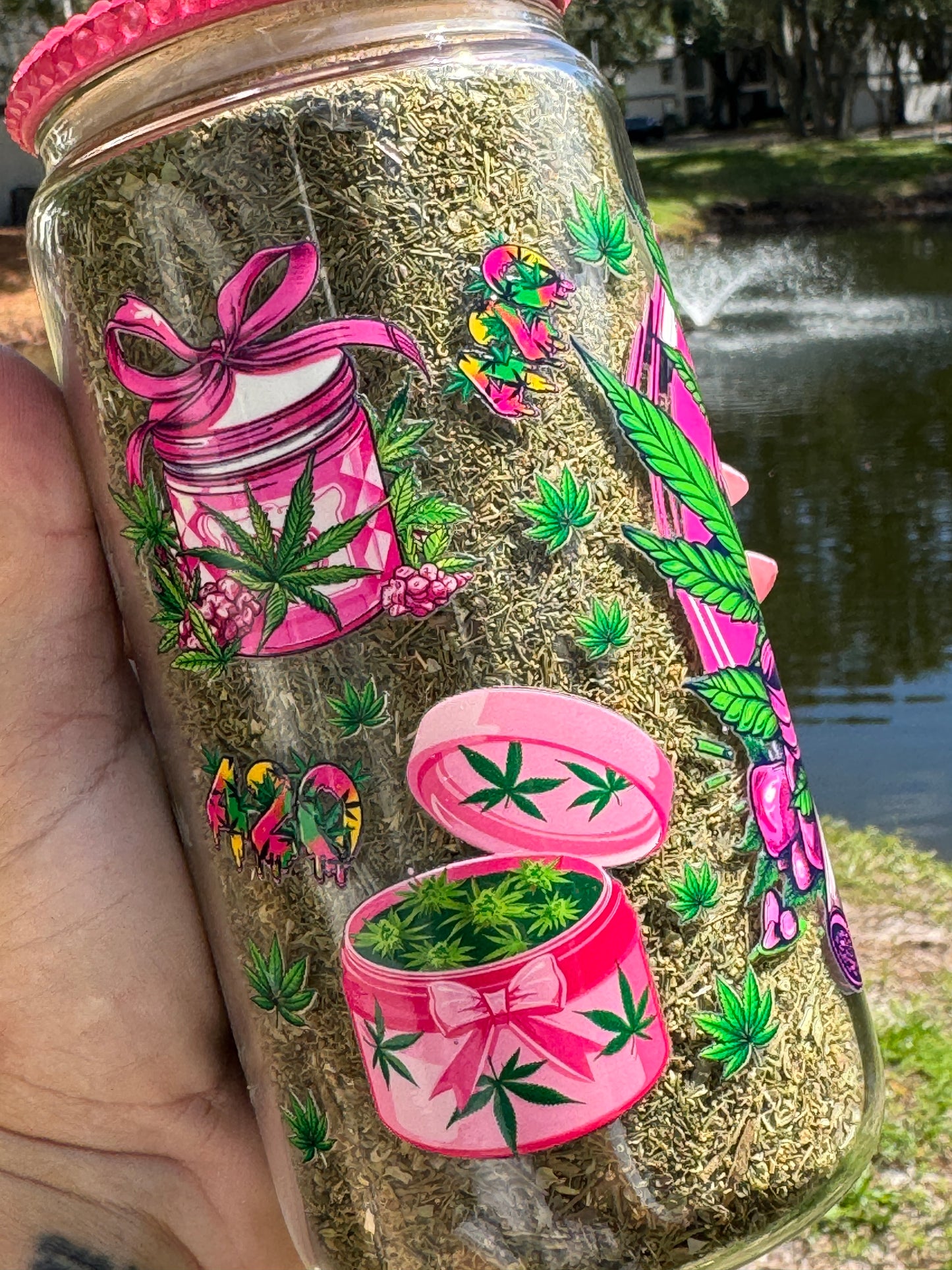 Marijuana Snow Globe