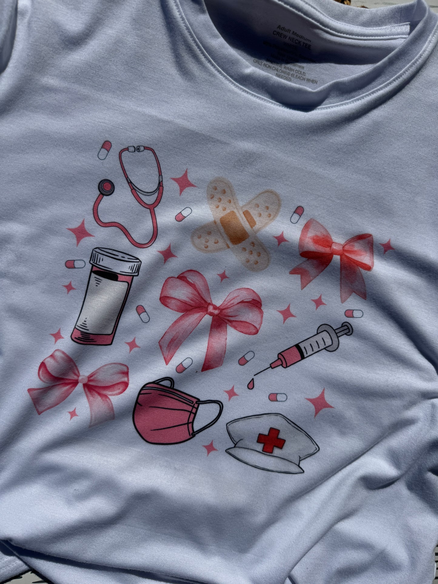 Nursing Essentials T-Shirt (Pink)