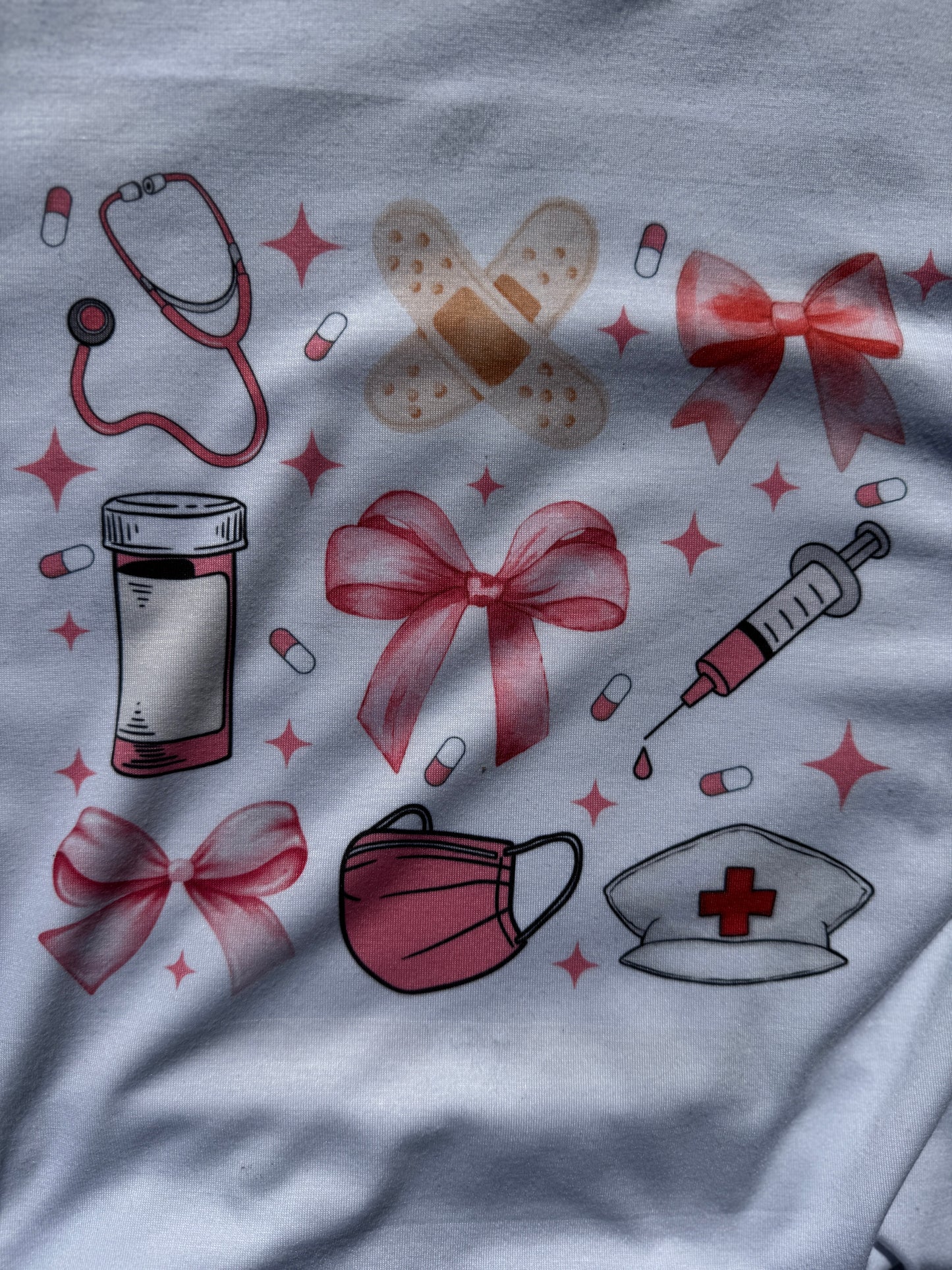 Nursing Essentials T-Shirt (Pink)