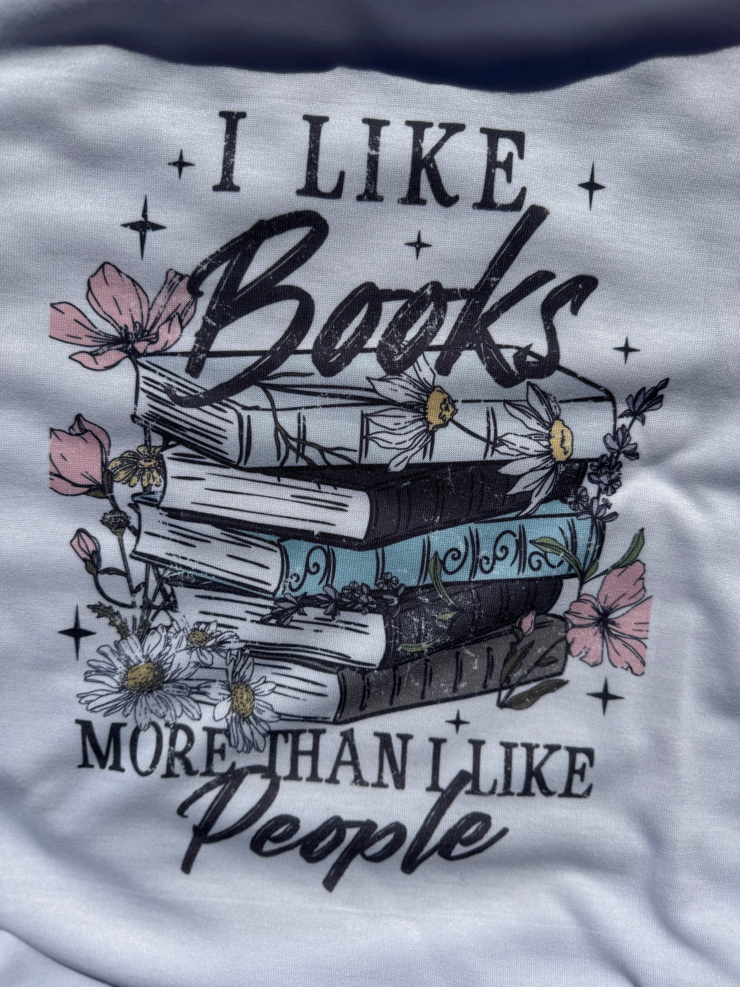I Like Books More Than People T-Shirt