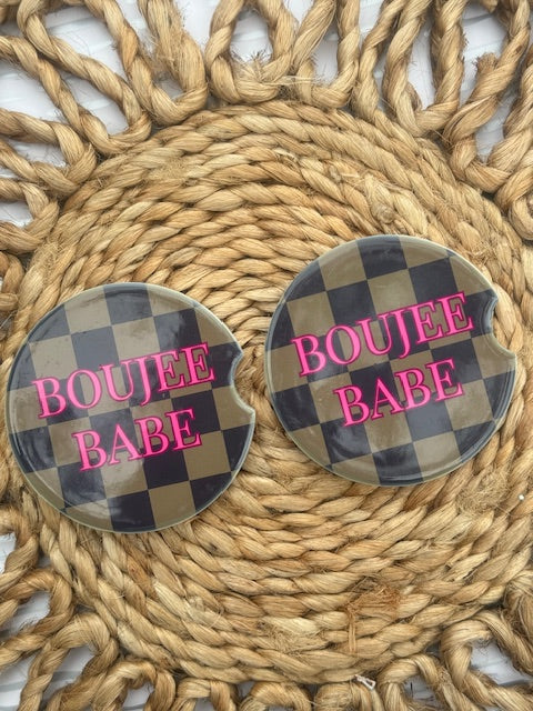 Boujee Babe Car Coaster