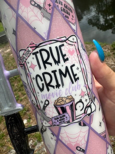 True Crime Tumbler with Knife Handle